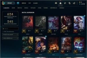ACC PLAT 1 + 385 SKINS + TODOS CHAMPS - League of Legends LOL