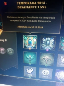 2 icone desafiante, rammus rei e janna vitoriosa e 269 skins - League of Legends LOL