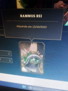 2 icone desafiante, rammus rei e janna vitoriosa e 269 skins - League of Legends LOL