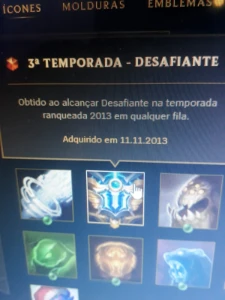 2 icone desafiante, rammus rei e janna vitoriosa e 269 skins - League of Legends LOL