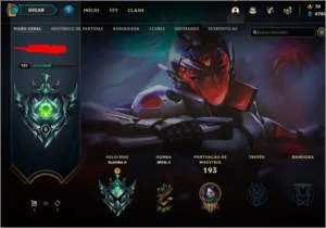 CONTA LOL 8 SKINS LENDARIAS 20 EPICAS BARATINHA PLATINA 2. - League of Legends