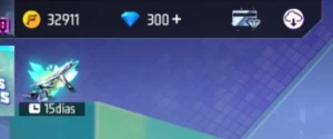 300 diamantes | 1 cubo | 25 Pets | 32k ouro | 10 personagens - Free Fire