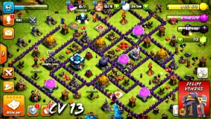 Centro de Vila 13 - Clash of Clans