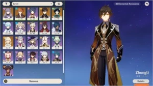 ✨ CONTA AR39 ZHONGLI + CHILDE + KEQING + VENTI + BENÇAO E+ ✨ - Genshin Impact