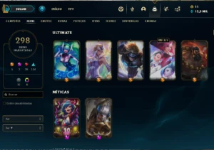 Conta Lol Full Acesso Lvl 395 + 298 Skins - League of Legends