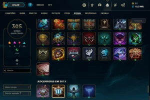 Conta Lol Full Acesso Lvl 395 + 298 Skins - League of Legends