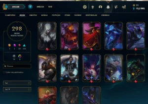 Conta Lol Full Acesso Lvl 395 + 298 Skins - League of Legends