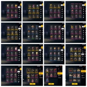 Conta de Free fire com 8 passes de Elite e etc....