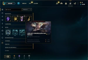 Conta ouro 2 com 23 Champs e 8 Skins + 3 Fragmentos - League of Legends LOL