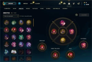 Conta ouro 2 com 23 Champs e 8 Skins + 3 Fragmentos - League of Legends LOL