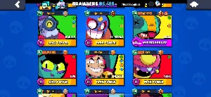 Conta Brawl Stars - 36k troféus e vários personagens full