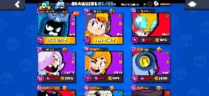 Conta Brawl Stars - 36k troféus e vários personagens full