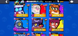 Conta Brawl Stars - 36k troféus e vários personagens full