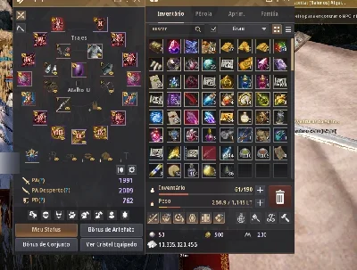 Vendo Conta  Nova Rng Alto+++ 2000 Dano Contra Edania  400Ap - Black Desert