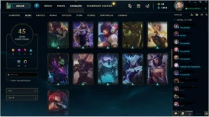 Conta Platina 1 45 Skins - League of Legends LOL
