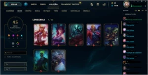 Conta Platina 1 45 Skins - League of Legends LOL
