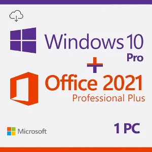 Ativação Windows 10 Pro + Microsoft Office 2021 Pro Plus - Softwares e Licenças