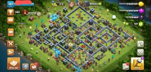 Conta de Clash of clans CV 14 um pouco upado