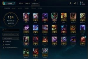 CONTA LEAGUE OF LEGENDS MESTRE LOL