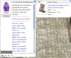 + 11 Sobretudo do Mestre / Carta Cenere - Thor - Ragnarok Online