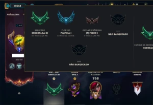 Esmeralda 3 com TODOS os Champs e 259 Skins ( MAIN MID )