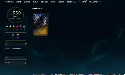 Pax Tf | 1530 Skins | 92 Prestígio | 6 Ultimate | 93 Míticas - League of Legends LOL