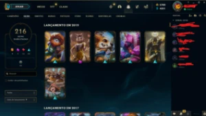 Conta League Of Legends Pbe 215 Skin 143 Champs LOL