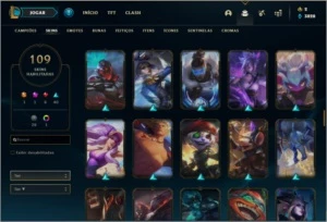 Conta Platina 3 com Kayle Juiza (rara) - League of Legends LOL