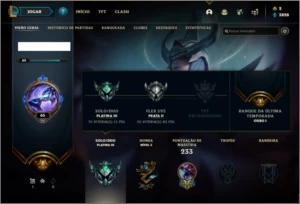Conta Platina 3 com Kayle Juiza (rara) - League of Legends LOL