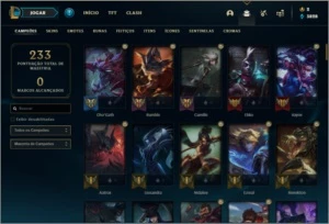 Conta Platina 3 com Kayle Juiza (rara) - League of Legends LOL