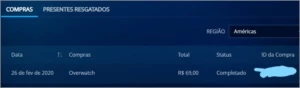 VENDO CONTA OVERWATCH - Blizzard