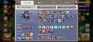 Cv15 Semi Full Th15 C/ 11 Paisagens 43 Skins Gemada - Clash of Clans