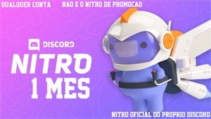 1 Mês Discord Nitro Gaming (Oficial 3 mês disponivel) - Assinaturas e Premium