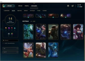 Duas contas pague uma, ex diamond/platina2 e uma platina3 - League of Legends LOL
