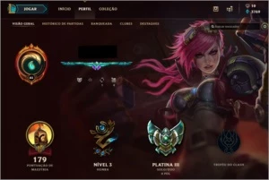 Duas contas pague uma, ex diamond/platina2 e uma platina3 - League of Legends LOL