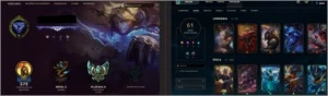 Duas contas pague uma, ex diamond/platina2 e uma platina3 - League of Legends LOL