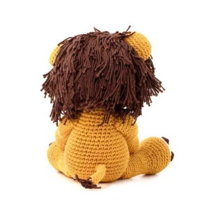 Léo, o Leão em Amigurumi - Artesanato e Personalizados