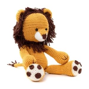 Léo, o Leão em Amigurumi - Artesanato e Personalizados