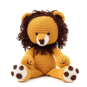 Léo, o Leão em Amigurumi - Artesanato e Personalizados