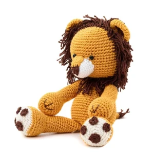 Léo, o Leão em Amigurumi - Artesanato e Personalizados