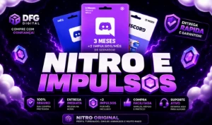 Discord Nitro Gaming 3 Meses [PROMOÇÃO]
