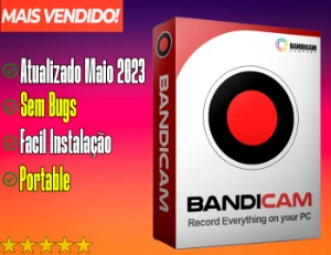 🔥Bandicam 2023 Vitalício🔥Att Maio - Softwares e Licenças