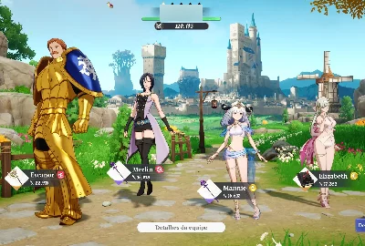 Conta end game 7ds origin Escanor C10 34K Traje Nv3 TOP 120k - Seven Deadly Sins