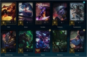 CONTA OURO 3 LVL 47 - League of Legends LOL