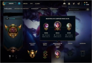 CONTA OURO 3 LVL 47 - League of Legends LOL