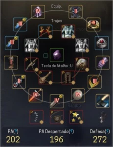 Conta Black Desert SA - Warrior lv 61 202 PA ( armas tet ) - Outros