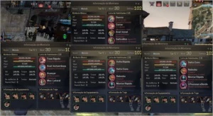 Conta Black Desert SA - Warrior lv 61 202 PA ( armas tet ) - Outros