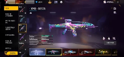 🔥 Conta de Free Fire extremamente rara e completa, ideal pa