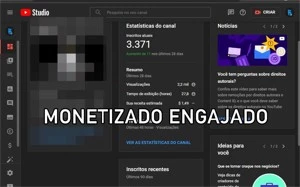 Canal no youtube monetizado 1mil inscritos - Redes Sociais
