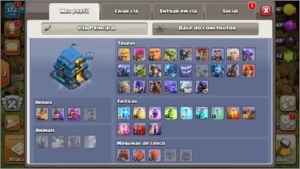 Clash of clans cv 12 full (Conta rara) barato
